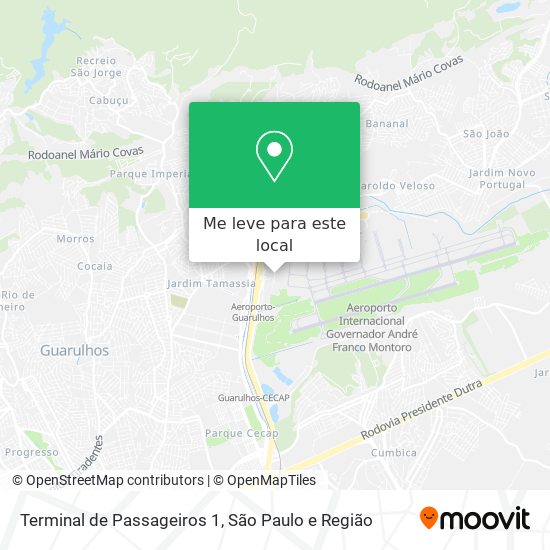 Terminal de Passageiros 1 mapa
