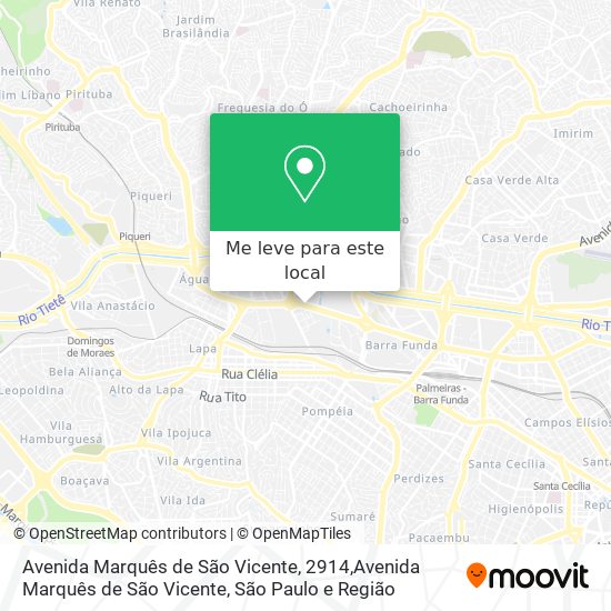 Avenida Marquês de São Vicente, 2914,Avenida Marquês de São Vicente mapa
