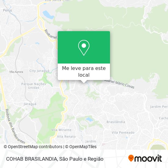 COHAB BRASILANDIA mapa