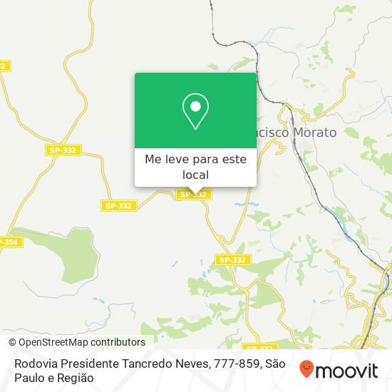 Rodovia Presidente Tancredo Neves, 777-859 mapa