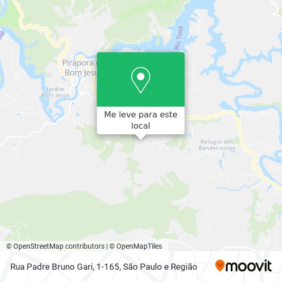 Rua Padre Bruno Gari, 1-165 mapa