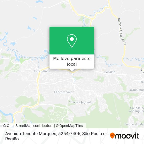 Avenida Tenente Marques, 5254-7406 mapa