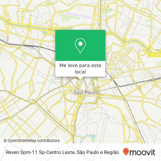 Reven Spm-11 Sp-Centro Leste, Avenida São João, 250 República São Paulo-SP 01036-000 mapa