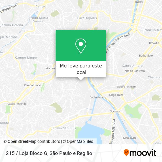 215 / Loja Bloco G mapa