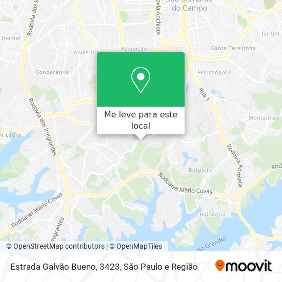 Estrada Galvão Bueno, 3423 mapa