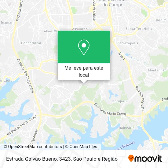 Estrada Galvão Bueno, 3423 mapa