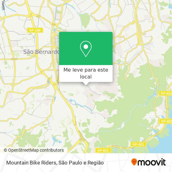 Mountain Bike Riders mapa