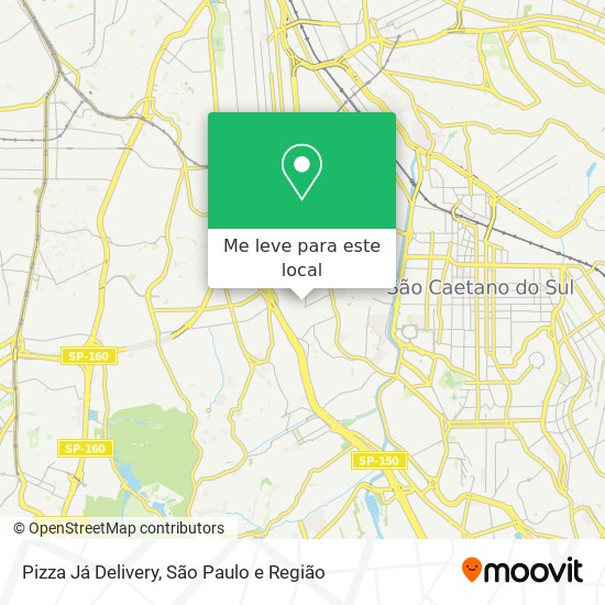 Pizza Já Delivery mapa