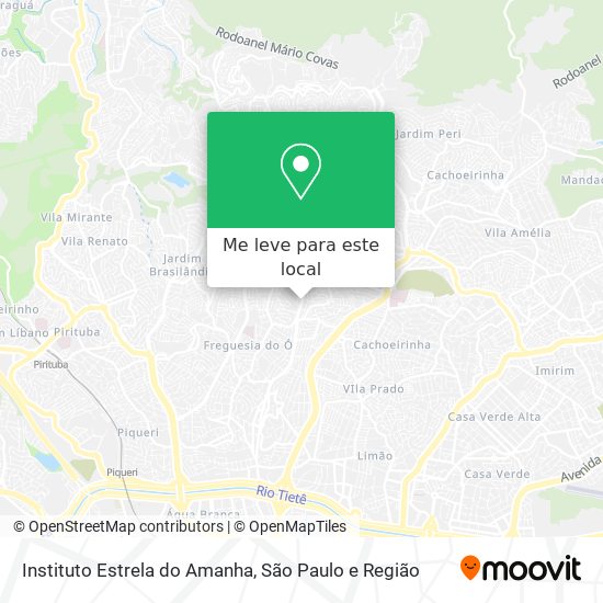 Instituto Estrela do Amanha mapa