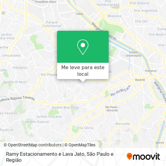 Ramy Estacionamento e Lava Jato mapa