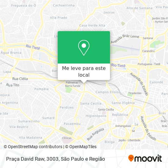 Praça David Raw, 3003 mapa