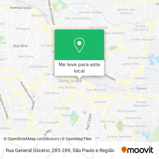 Rua General Glicério, 285-289 mapa
