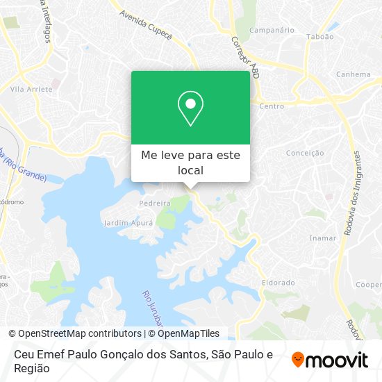 Ceu Emef Paulo Gonçalo dos Santos mapa