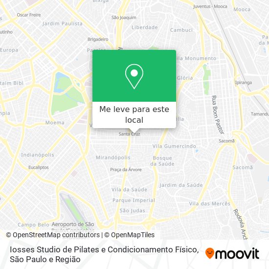 Iosses Studio de Pilates e Condicionamento Físico mapa