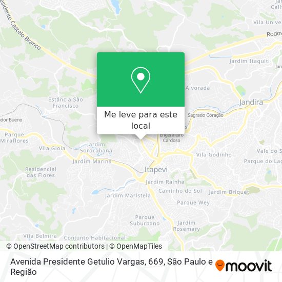 Avenida Presidente Getulio Vargas, 669 mapa