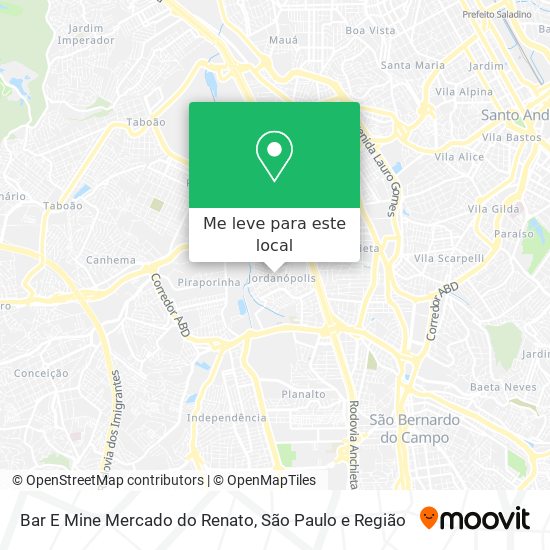 Bar E Mine Mercado do Renato mapa