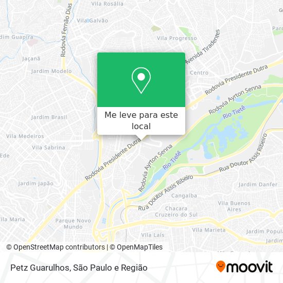 Petz Guarulhos mapa