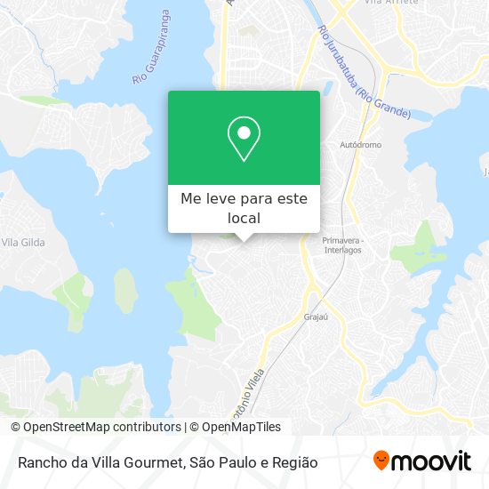 Rancho da Villa Gourmet mapa