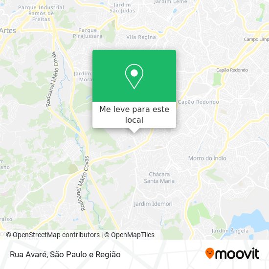 Rua Avaré mapa