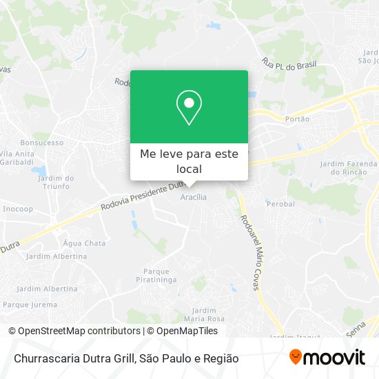 Churrascaria Dutra Grill mapa