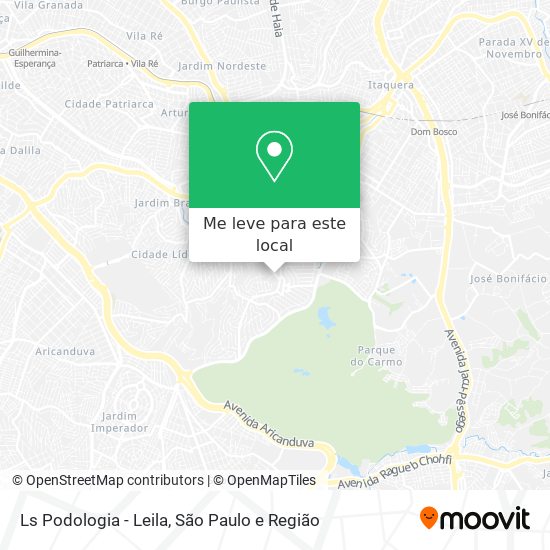Ls Podologia - Leila mapa