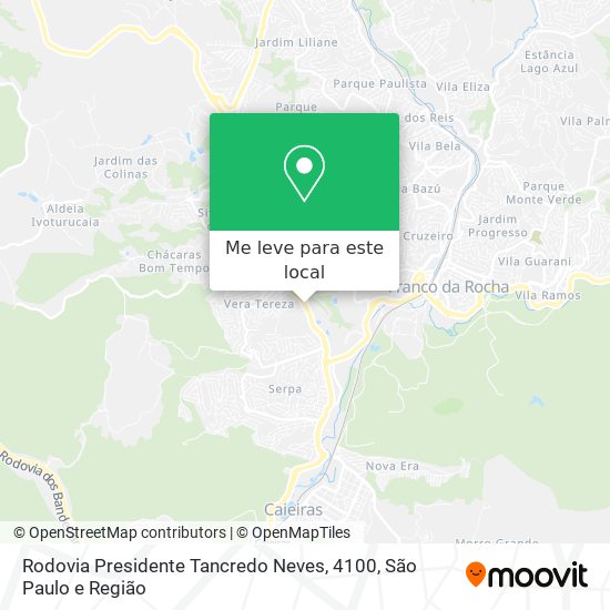Rodovia Presidente Tancredo Neves, 4100 mapa