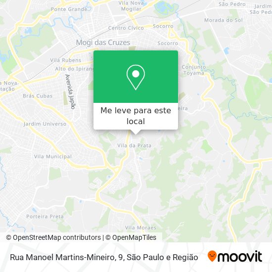 Rua Manoel Martins-Mineiro, 9 mapa