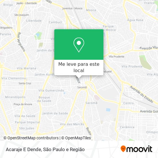 Acaraje E Dende mapa