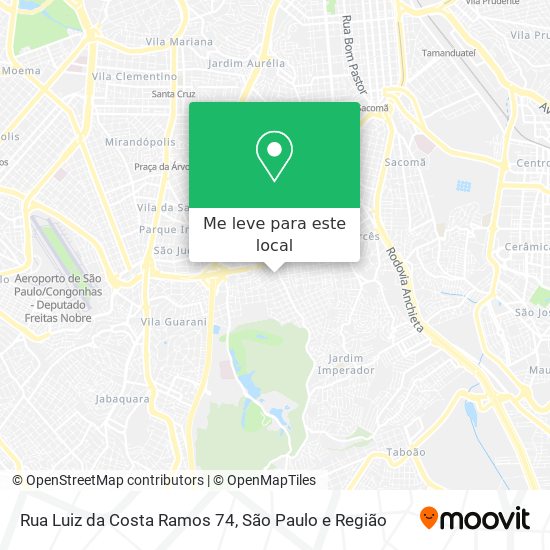 Rua Luiz da Costa Ramos 74 mapa