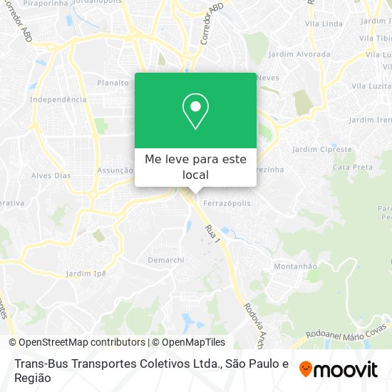 Trans-Bus Transportes Coletivos Ltda. mapa