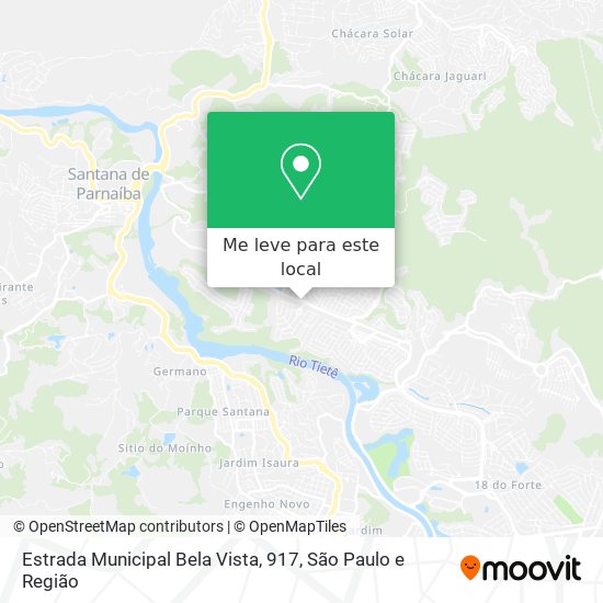 Estrada Municipal Bela Vista, 917 mapa