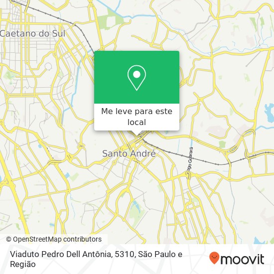 Viaduto Pedro Dell Antônia, 5310 mapa