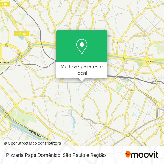 Pizzaria Papa Domênico mapa