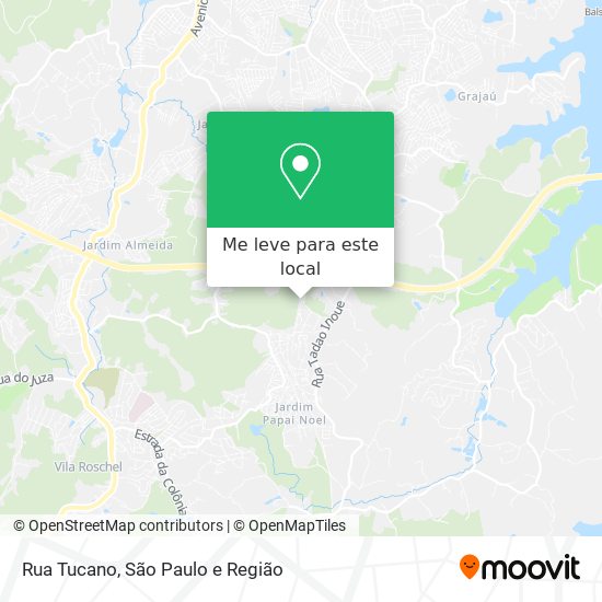 Rua Tucano mapa