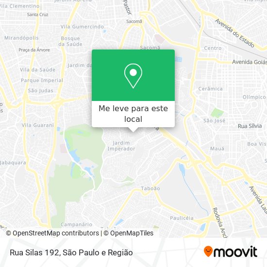 Rua Silas 192 mapa
