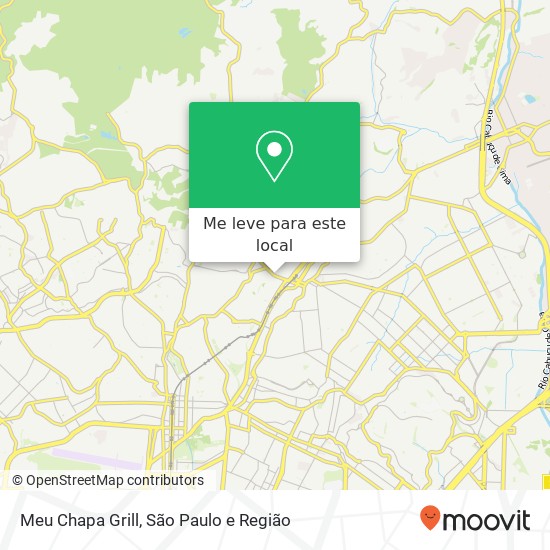 Meu Chapa Grill, Avenida Tucuruvi Tucuruvi São Paulo-SP 02305-001 mapa