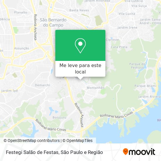 Festegi Salão de Festas mapa