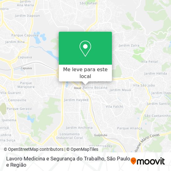 Lavoro Medicina e Segurança do Trabalho mapa