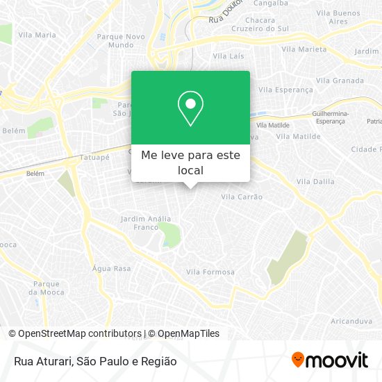 Rua Aturari mapa