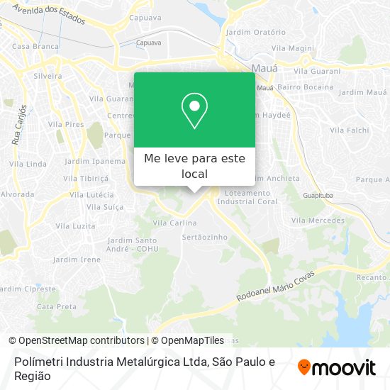 Polímetri Industria Metalúrgica Ltda mapa