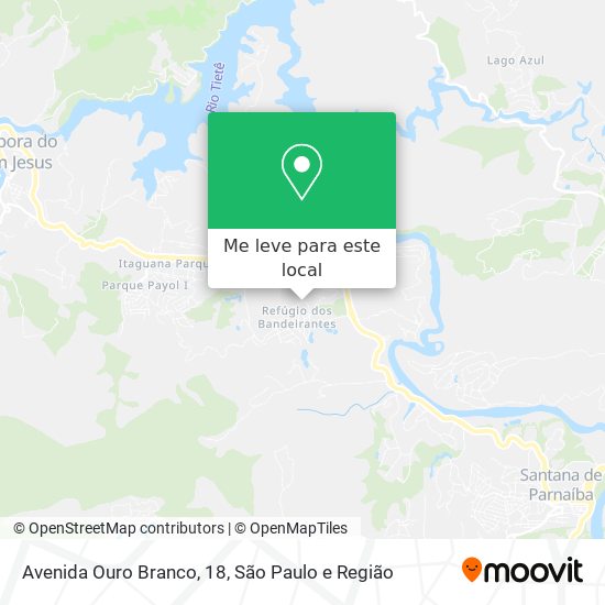 Avenida Ouro Branco, 18 mapa