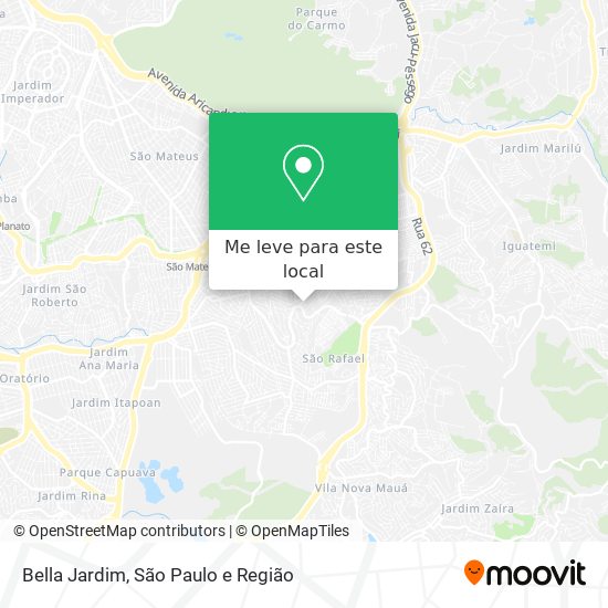 Bella Jardim mapa