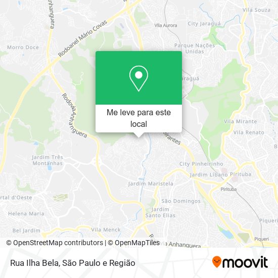 Rua Ilha Bela mapa