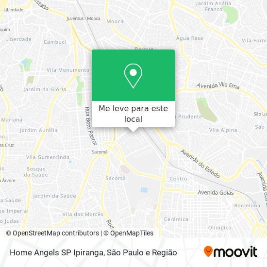 Home Angels SP Ipiranga mapa