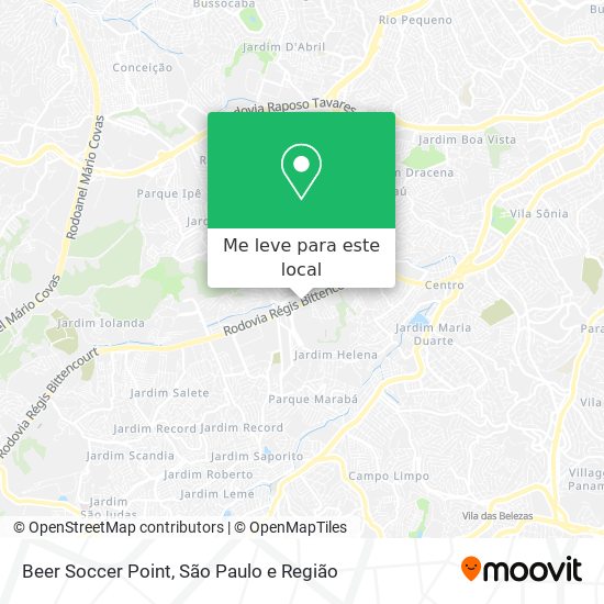 Beer Soccer Point mapa