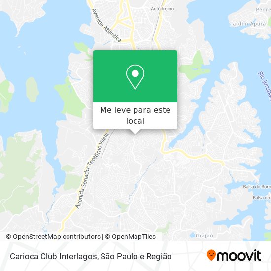 Carioca Club Interlagos mapa