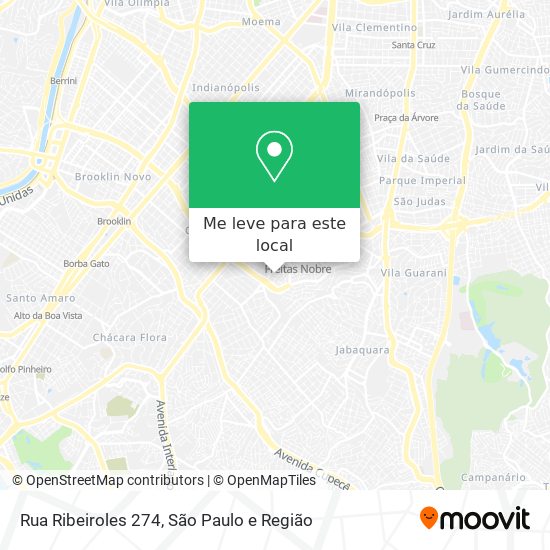 Rua Ribeiroles 274 mapa