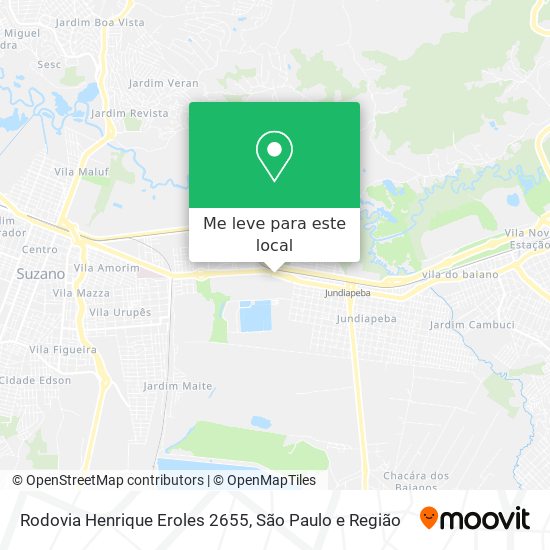 Rodovia Henrique Eroles 2655 mapa