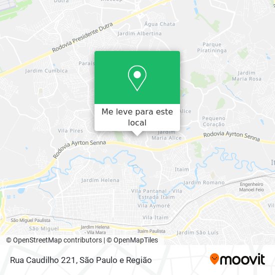 Rua Caudilho 221 mapa