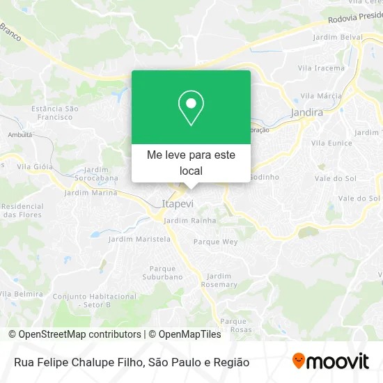 Rua Felipe Chalupe Filho mapa